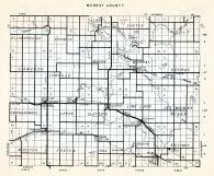 Murray County, Ellsborough, Skandia, Lake Sarah, Sheter, Mason, Cameron, Lowville, Dovray, Minnesota State Atlas 1954